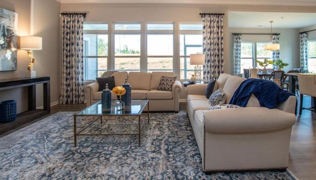 Representative furnished interior of a home built from the Brodrick by True Homes in Heritage Hall, Statesville (Image 10).