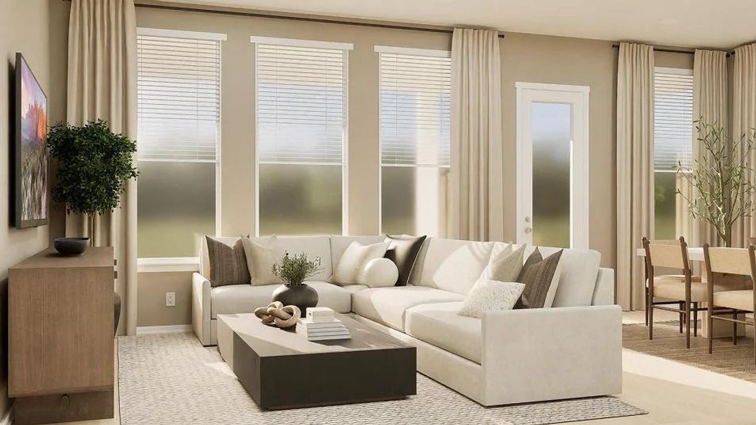 Furnished interior view inside a new home in Cotton Brook, Hutto (Image 10).