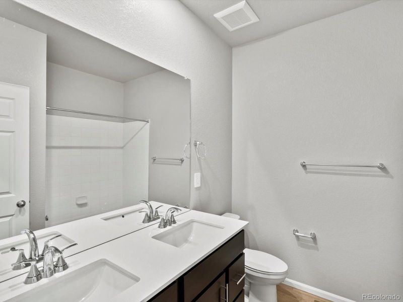 Furnished interior view inside a new home in Poudre Heights: The Lakes Collection, Windsor (Image 6).