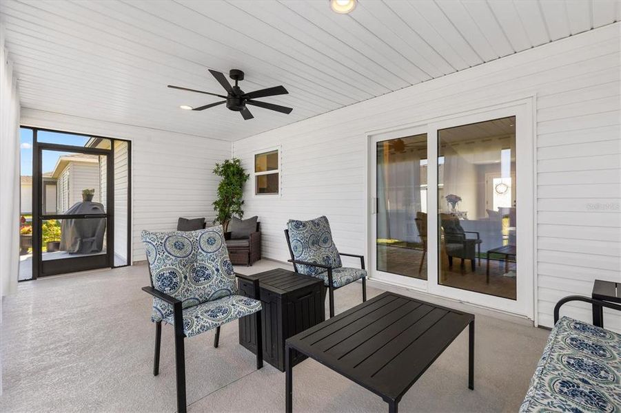 Exterior details and patio area of a home in , The Villages (Image 4).