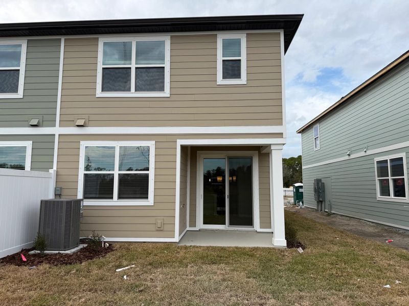 Back exterior with covered lanai
