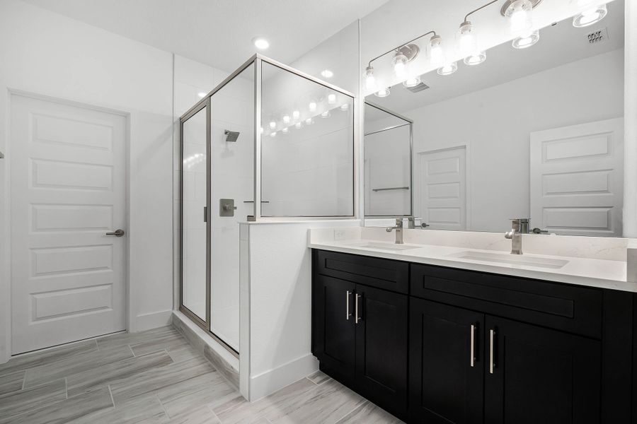 Furnished interior view inside a new home in Harvest at Ovation - Townhomes, Winter Garden (Image 10).