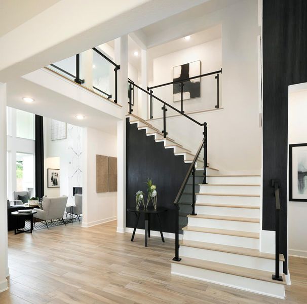 Representative furnished interior of a home built from the Milan 4597 by J. Patrick Homes in Colton, Montgomery (Image 6). Representative furnished interior of a home built from the Milan 4597 by J. Patrick Homes in Colton, Montgomery (Image 6).