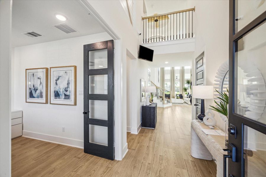 Furnished interior view inside a new home in Meridiana, Manvel (Image 4).