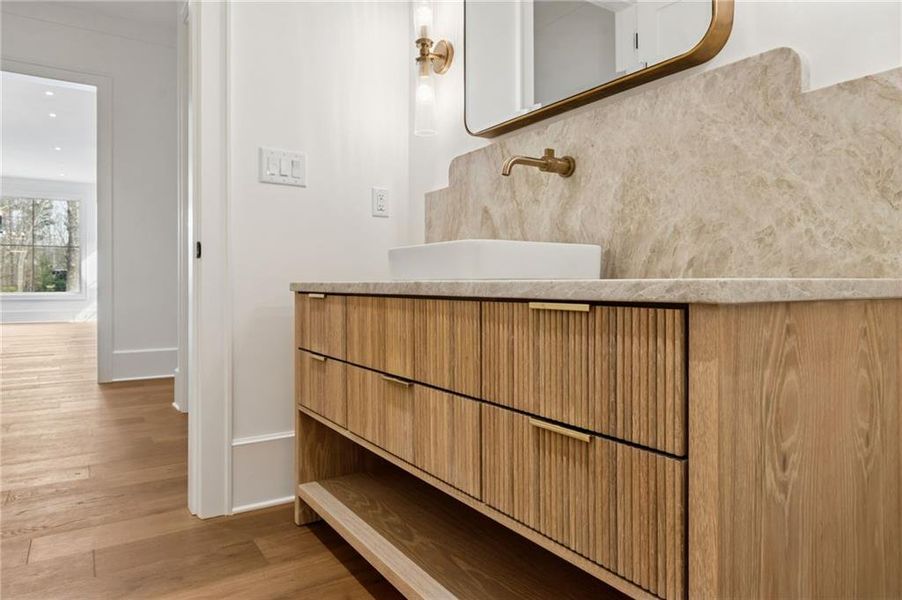 Close-up of interior finishes inside a home in , Suwanee (Image 22).