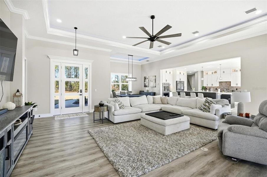 Furnished interior view inside a new home in , Palm Coast (Image 65).