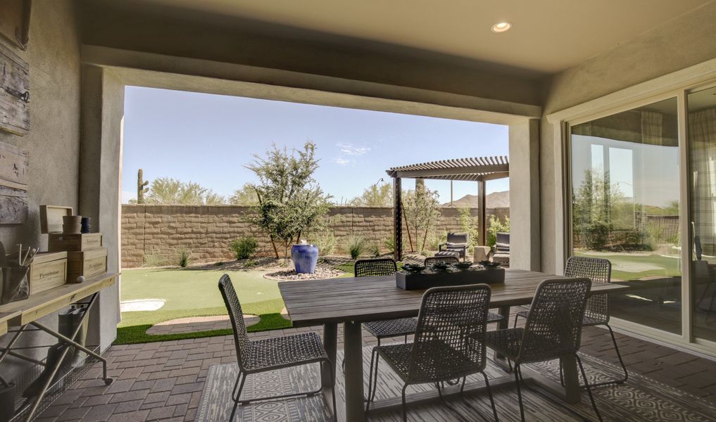 Covered patio