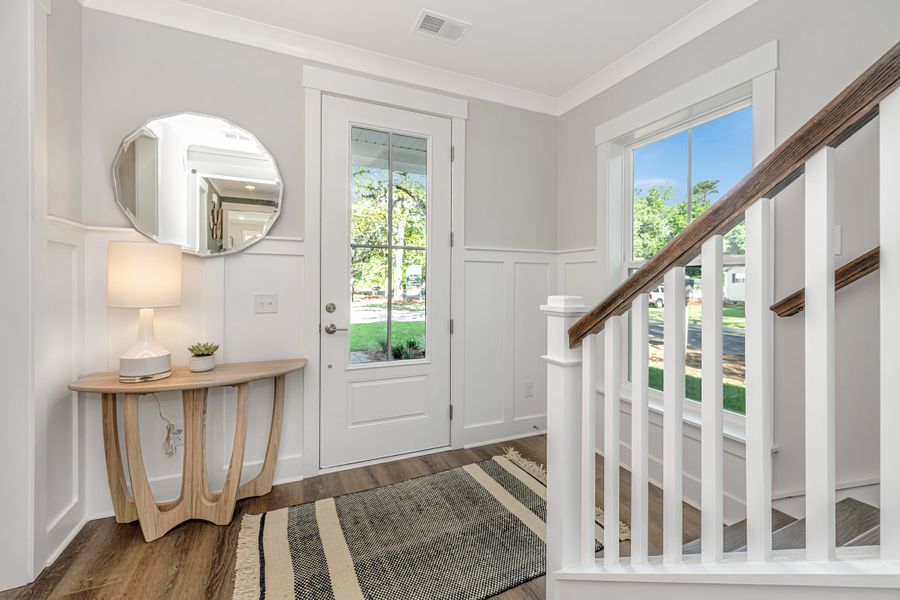 Representative furnished interior of a home built from the Jasmine by Center Park Homes in Pineland Village, Summerville (Image 7).