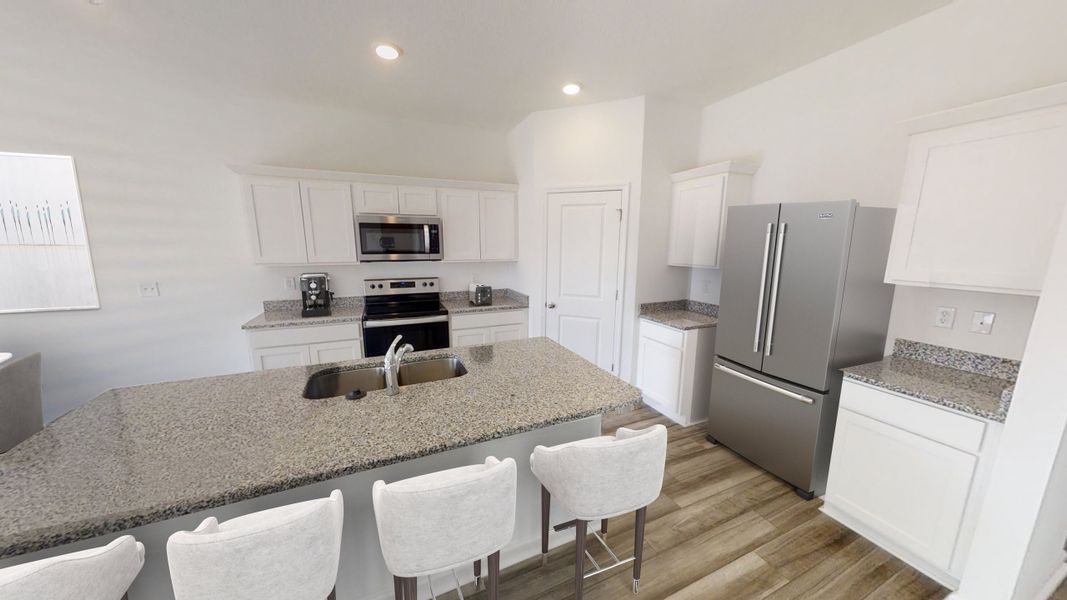 Representative furnished interior of a home built from the Catalina by Starlight Homes in The Meadows, Mebane (Image 3).
