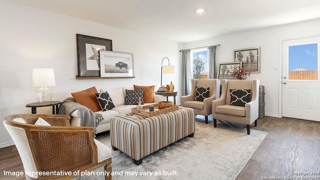 Furnished interior view inside a new home in Sereno Springs, Converse (Image 30). Furnished interior view inside a new home in Sereno Springs, Converse (Image 30).