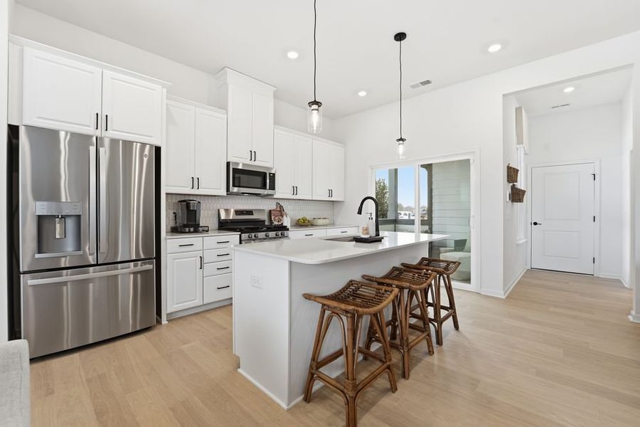 Furnished interior view inside a new home in Indian Trail Townhomes, Indian Trail (Image 3).