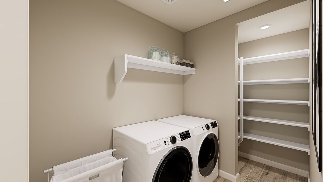 Representative furnished interior of a home built from the Laguna Plan 3513 by Tri Pointe Homes in Terraza, San Tan Valley (Image 11).