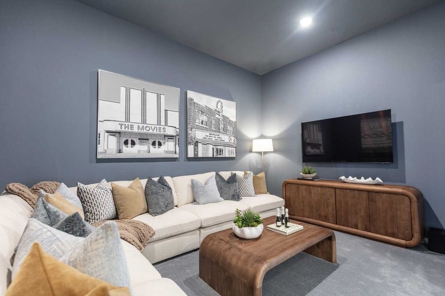 Representative Entertainment Room - some options shown