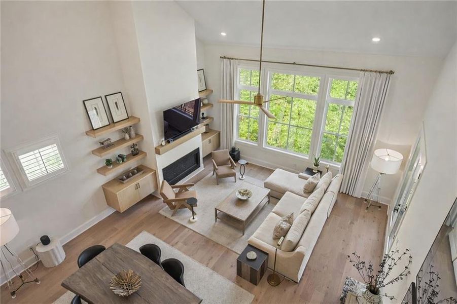 Furnished interior view inside a new home in Waterside Single Family, Peachtree Corners (Image 32).