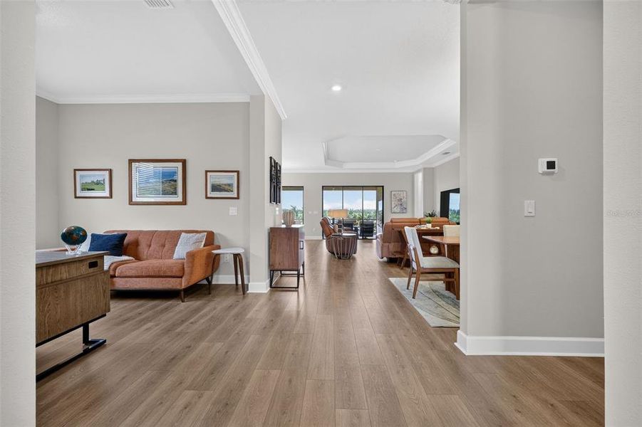 Furnished interior view inside a new home in Skye Ranch Community Group Page, Sarasota (Image 13). Furnished interior view inside a new home in Skye Ranch Community Group Page, Sarasota (Image 13).