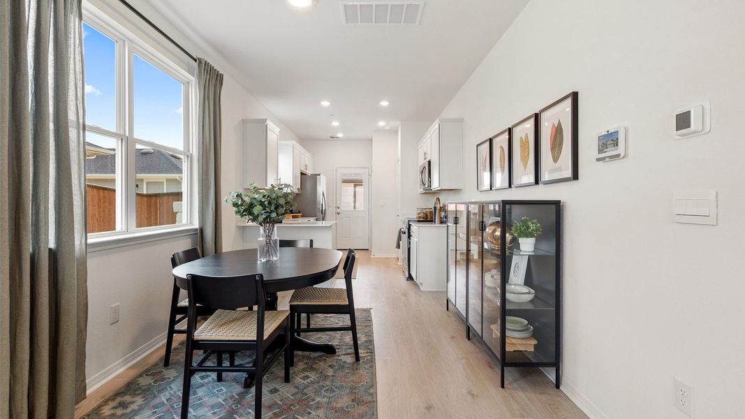 Furnished interior view inside a new home in Avery Centre, Round Rock (Image 10).