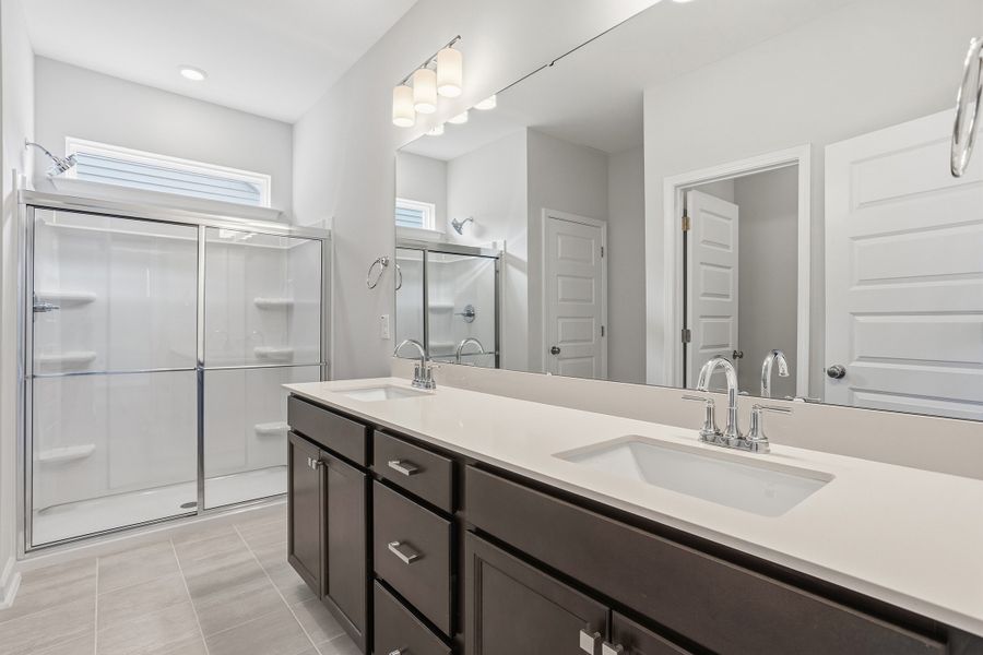 Furnished interior view inside a new home in Renaissance at White Oak, Garner (Image 10).