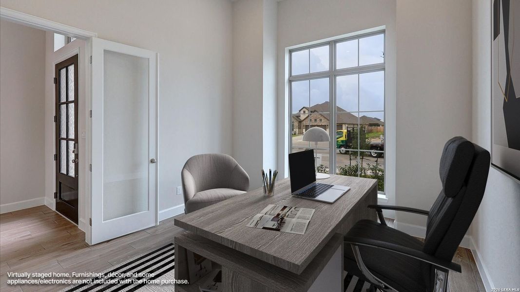 Furnished interior view inside a new home in Haby Hill, San Antonio (Image 9).