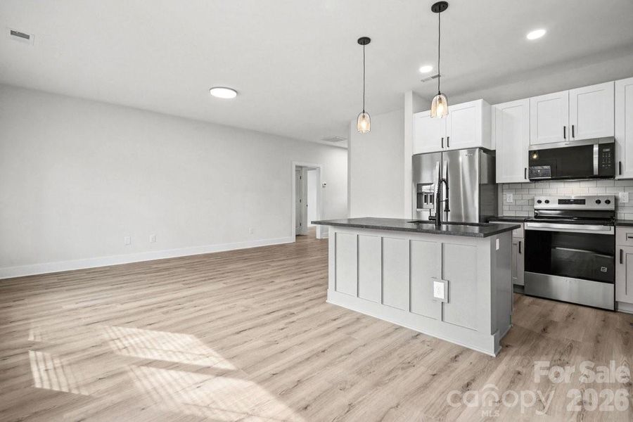 Furnished interior view inside a new home in , Charlotte (Image 10). Furnished interior view inside a new home in , Charlotte (Image 10).