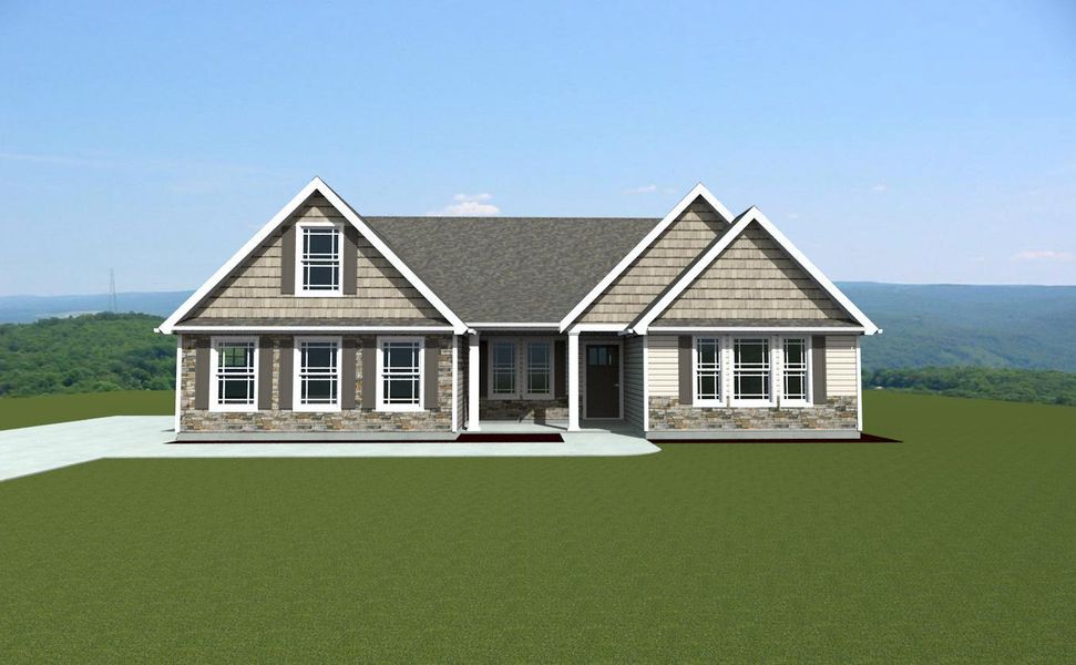 Representative rendering of the exterior for the Arcadimont by Enchanted Homes (Image 5).