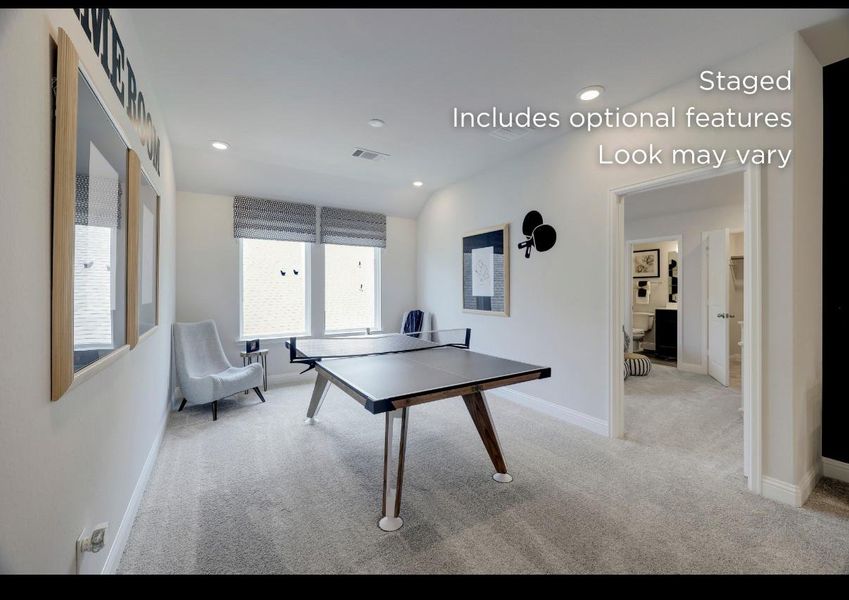 Furnished interior view inside a new home in WILDTREE 50', Montgomery (Image 7).