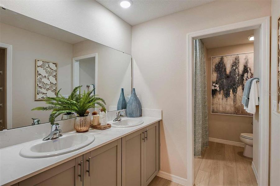 Furnished interior view inside a new home in Grove at Crosswind, Haines City (Image 5). Furnished interior view inside a new home in Grove at Crosswind, Haines City (Image 5).