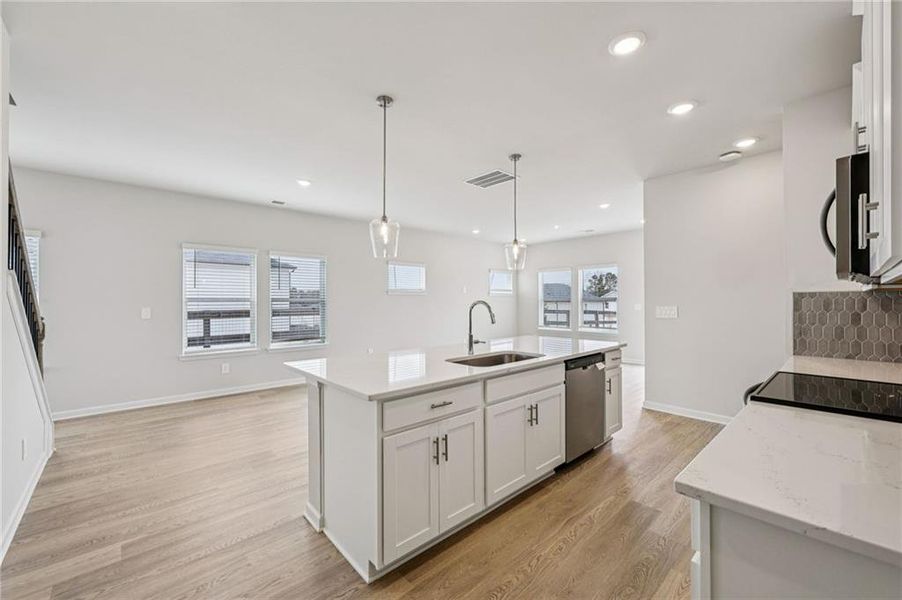Furnished interior view inside a new home in Hawthorne Station, College Park (Image 7).