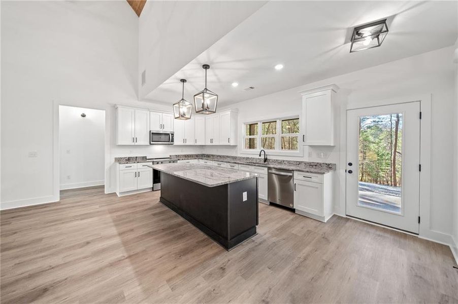 Furnished interior view inside a new home in , Ellijay (Image 12).