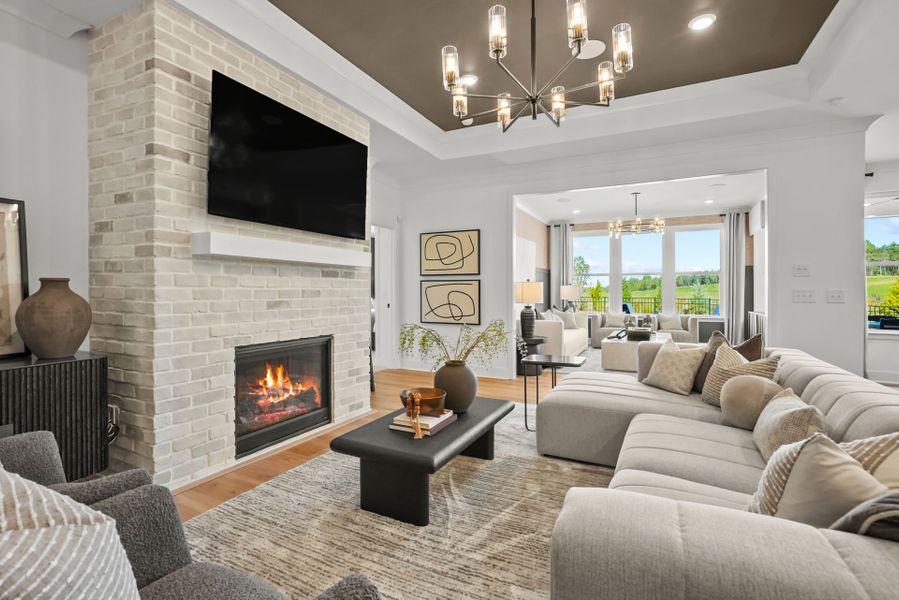 Representative furnished interior of a home built from the Prestige by Del Webb in Del Webb Carolina Ridge, Midland (Image 51).