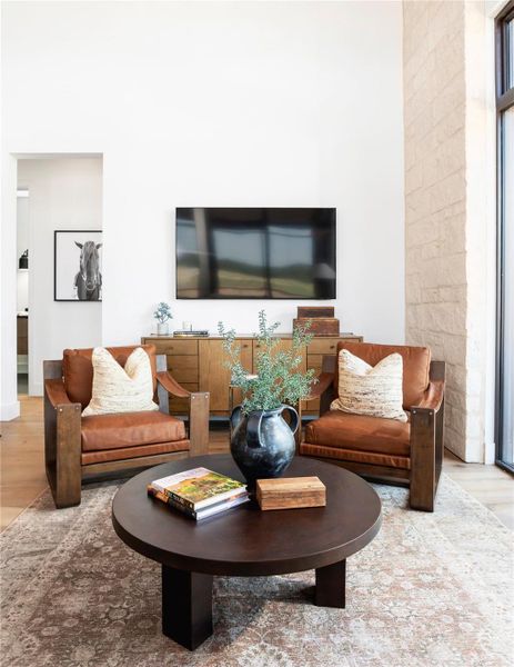 Furnished interior view inside a new home in , Hye (Image 5).