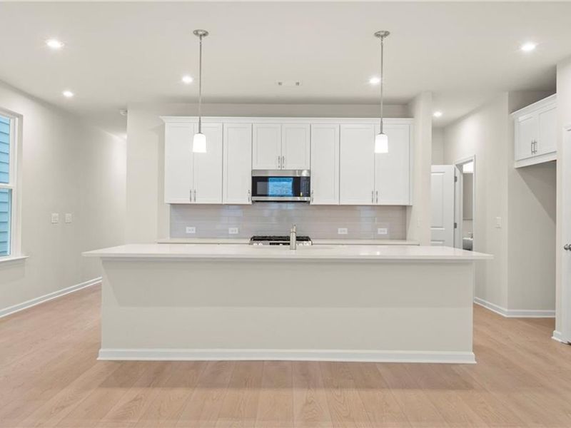 Furnished interior view inside a new home in The Village at Shallowford, Kennesaw (Image 12).