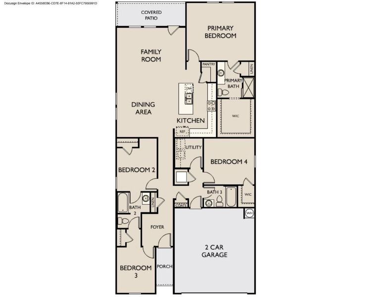 2D floor plan layout of this home in Castlewood South, Taylor, TX (Image 2). 2D floor plan layout of this home in Castlewood South, Taylor, TX (Image 2).