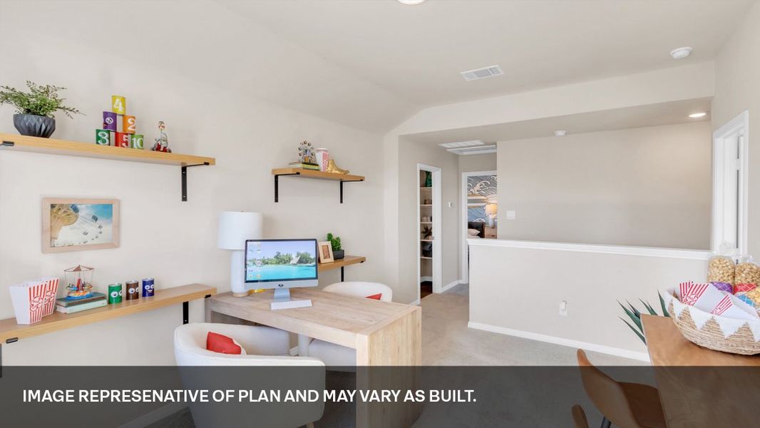 Furnished interior view inside a new home in Southgrove, Kyle (Image 18).