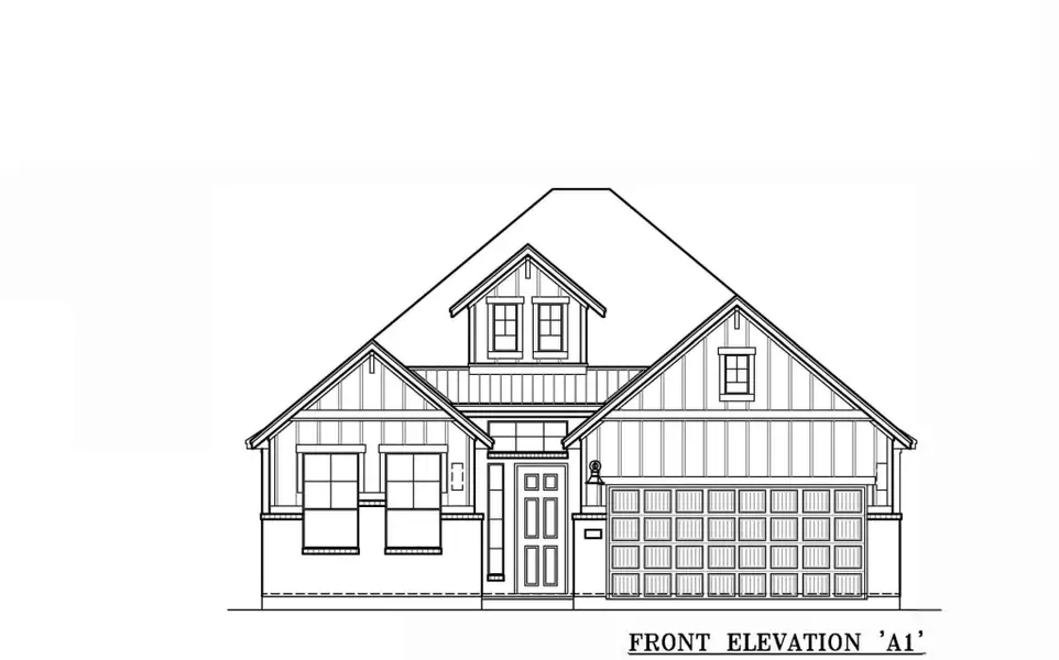 Exterior rendering of this home design in Blue Heron, Mont Belvieu, TX (Image 5). Exterior rendering of this home design in Blue Heron, Mont Belvieu, TX (Image 5).