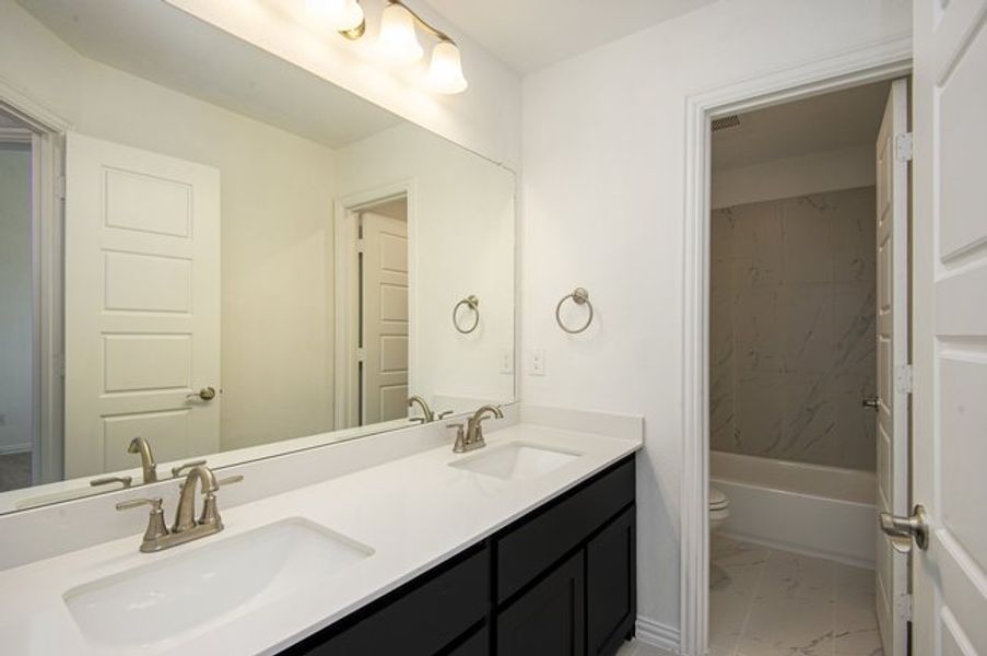 Representative furnished interior of a home built from the The Cottonwood by Sumeer Homes in Stone Henge II, Sanger (Image 9). Representative furnished interior of a home built from the The Cottonwood by Sumeer Homes in Stone Henge II, Sanger (Image 9).