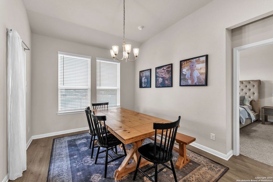 Furnished interior view inside a new home in Saddle Creek Ranch, Cibolo (Image 17). Furnished interior view inside a new home in Saddle Creek Ranch, Cibolo (Image 17).