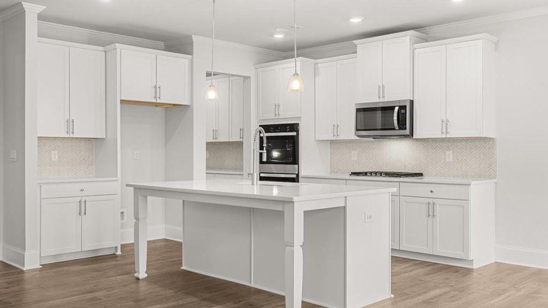 Furnished interior view inside a new home in Butner Estates, South Fulton (Image 3).