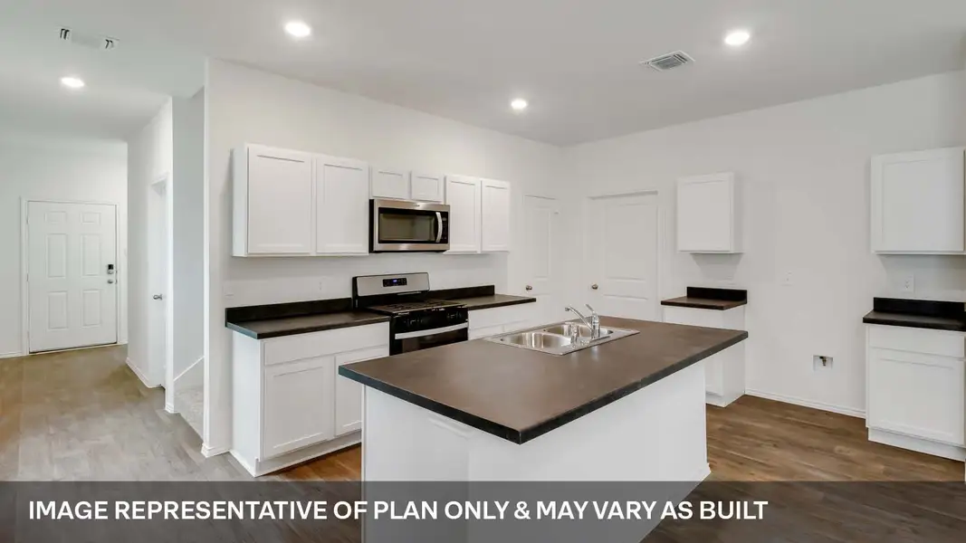 Furnished interior view inside a new home in Wayside, Uhland (Image 3).