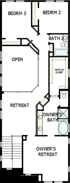 2D floor plan layout of this home in The Retreat at Harvest, Argyle, TX (Image 3). 2D floor plan layout of this home in The Retreat at Harvest, Argyle, TX (Image 3).