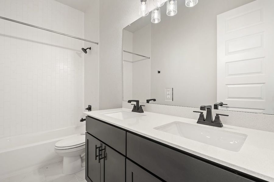 Furnished interior view inside a new home in Arbor Collection at Lariat, Liberty Hill (Image 11). Furnished interior view inside a new home in Arbor Collection at Lariat, Liberty Hill (Image 11).