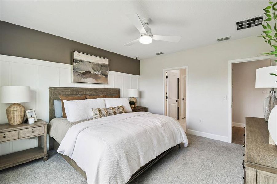 Furnished interior view inside a new home in Aspire at Glen Aire, Ocala (Image 5).