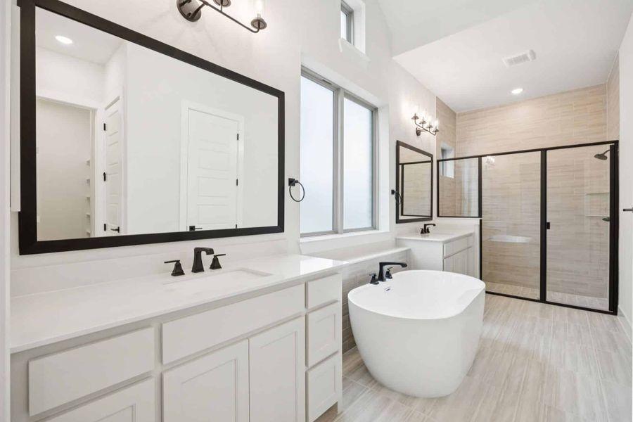 Furnished interior view inside a new home in The Grove Frisco, Frisco (Image 5).