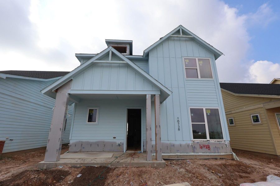 In-progress construction of a new home in Jubilee - Reserve Collection, Hockley, TX (Image 4). In-progress construction of a new home in Jubilee - Reserve Collection, Hockley, TX (Image 4).