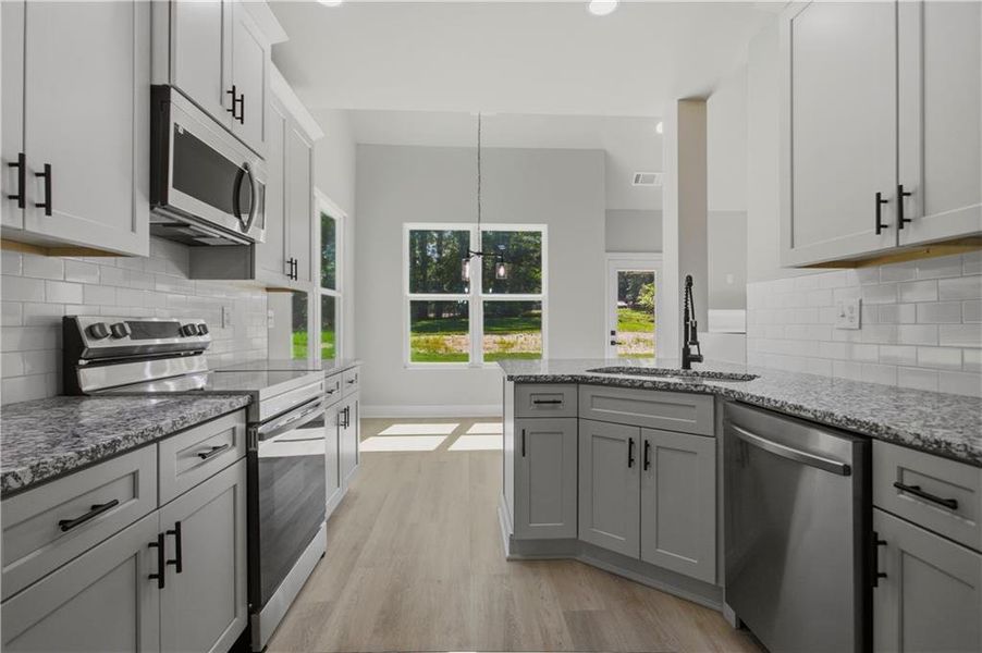 Furnished interior view inside a new home in , Conyers (Image 6).