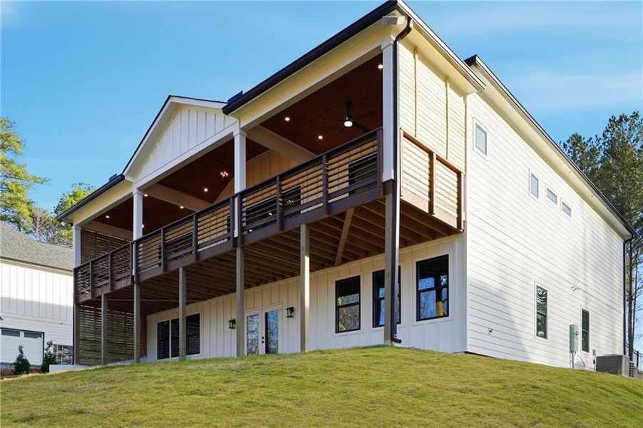 Exterior details and patio area of a home in , Cumming (Image 38).