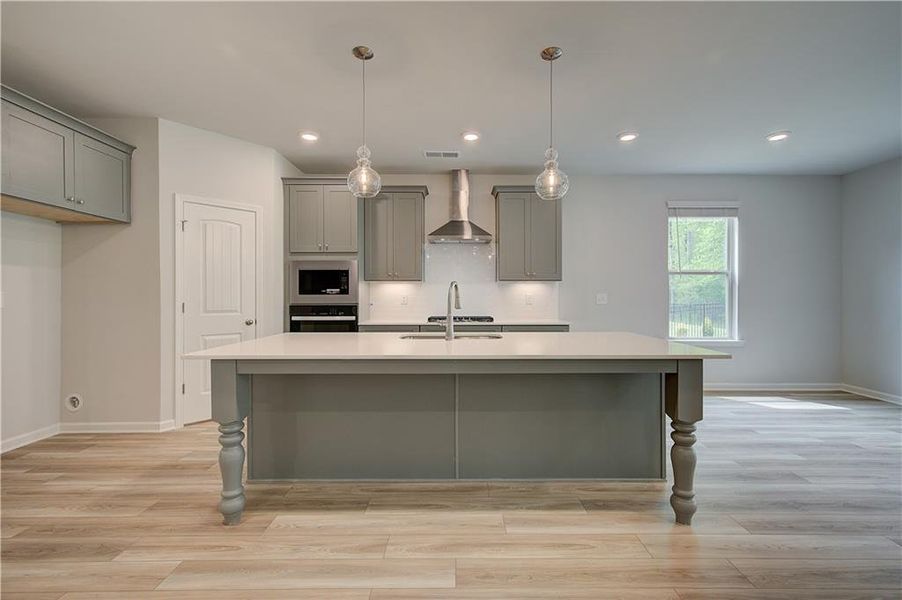 Furnished interior view inside a new home in Cambria at Traditions, Hampton (Image 5).