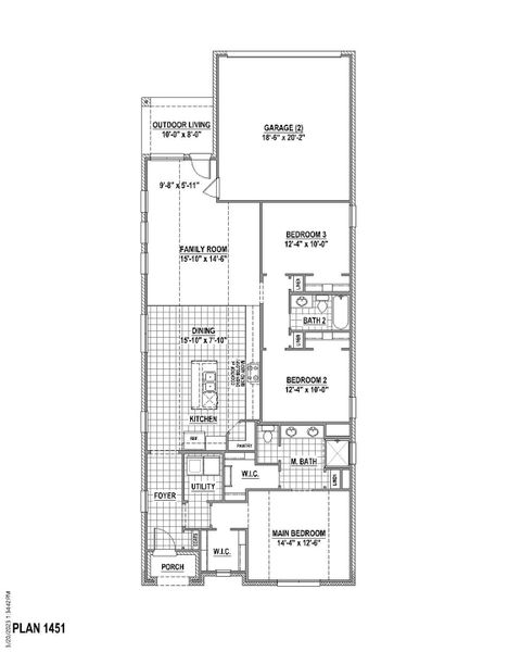 Plan 1451 1st Floor