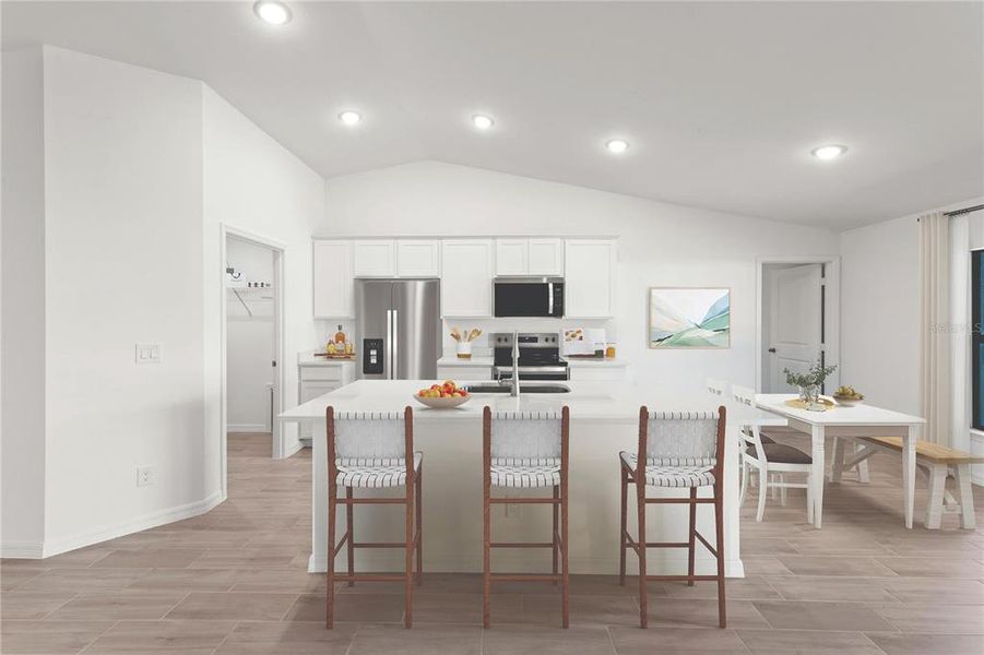 Furnished interior view inside a new home in , Englewood (Image 7).