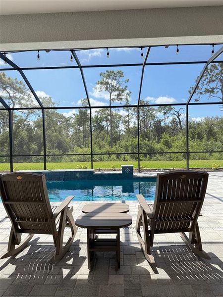 Exterior details and patio area of a home in , Parrish (Image 3). Exterior details and patio area of a home in , Parrish (Image 3).