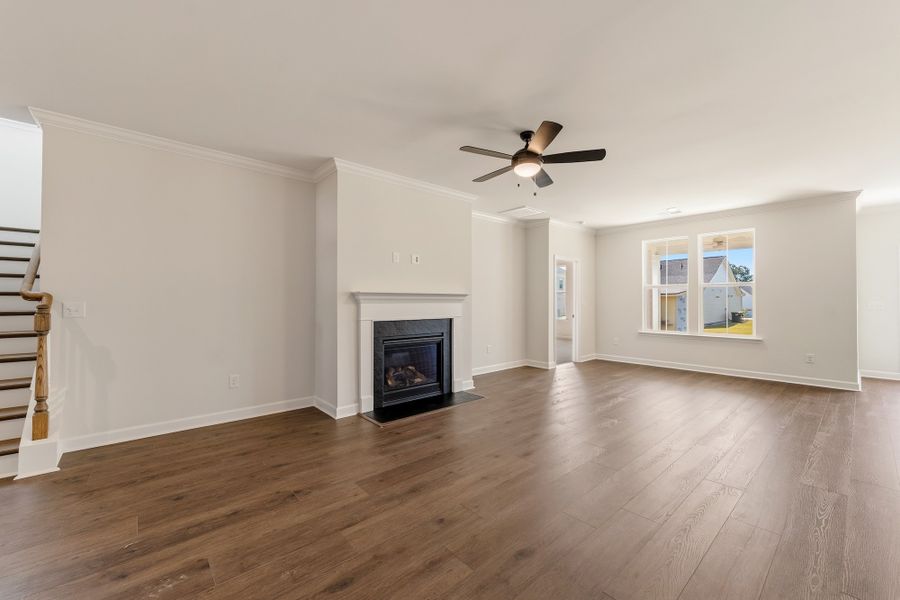 Spacious, unfurnished interior of a new home in Cottages at Lake Emory, Inman (Image 24). Spacious, unfurnished interior of a new home in Cottages at Lake Emory, Inman (Image 24).